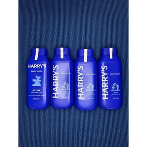 Harry's Stone Body Wash Charcoal & Lime 16oz Pack of 4 New